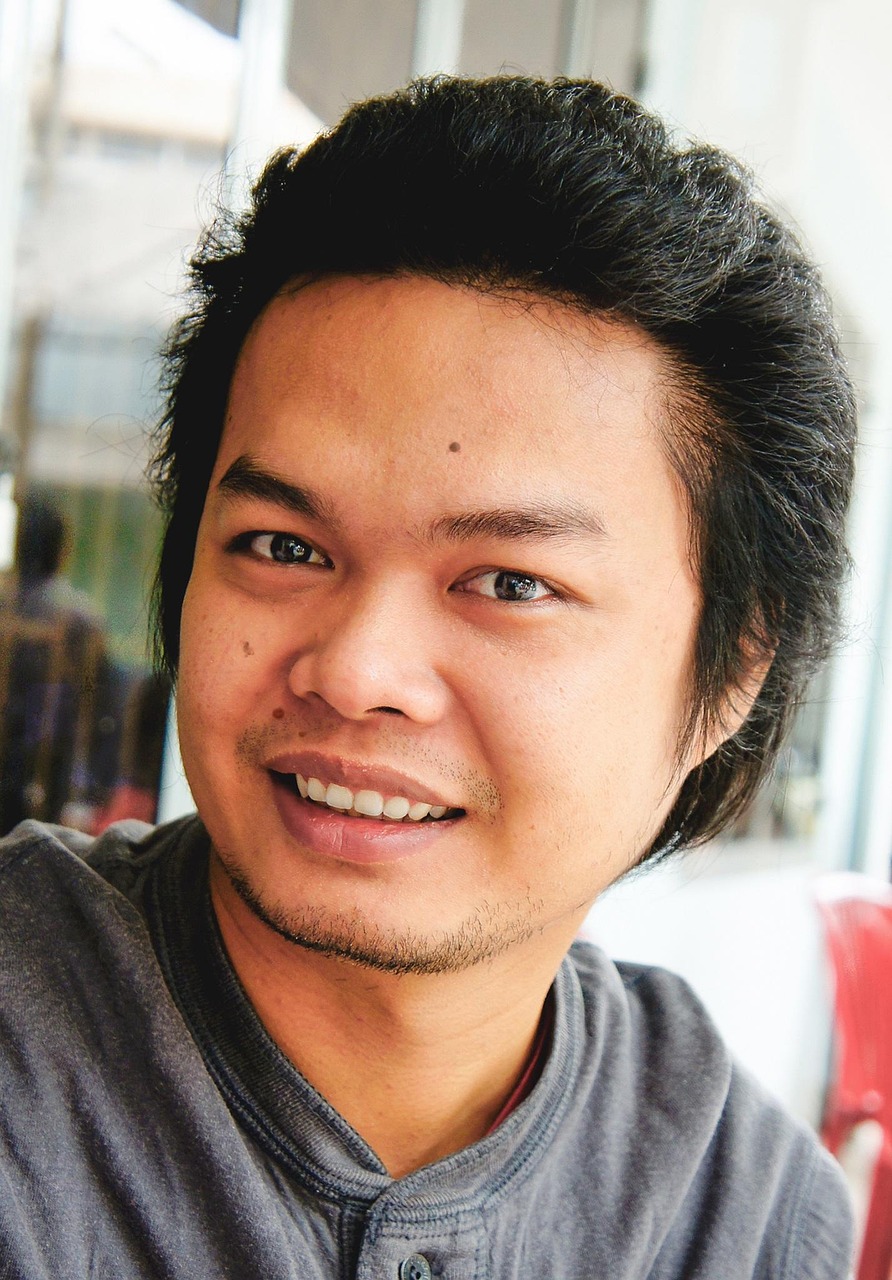 male, portrait, asian